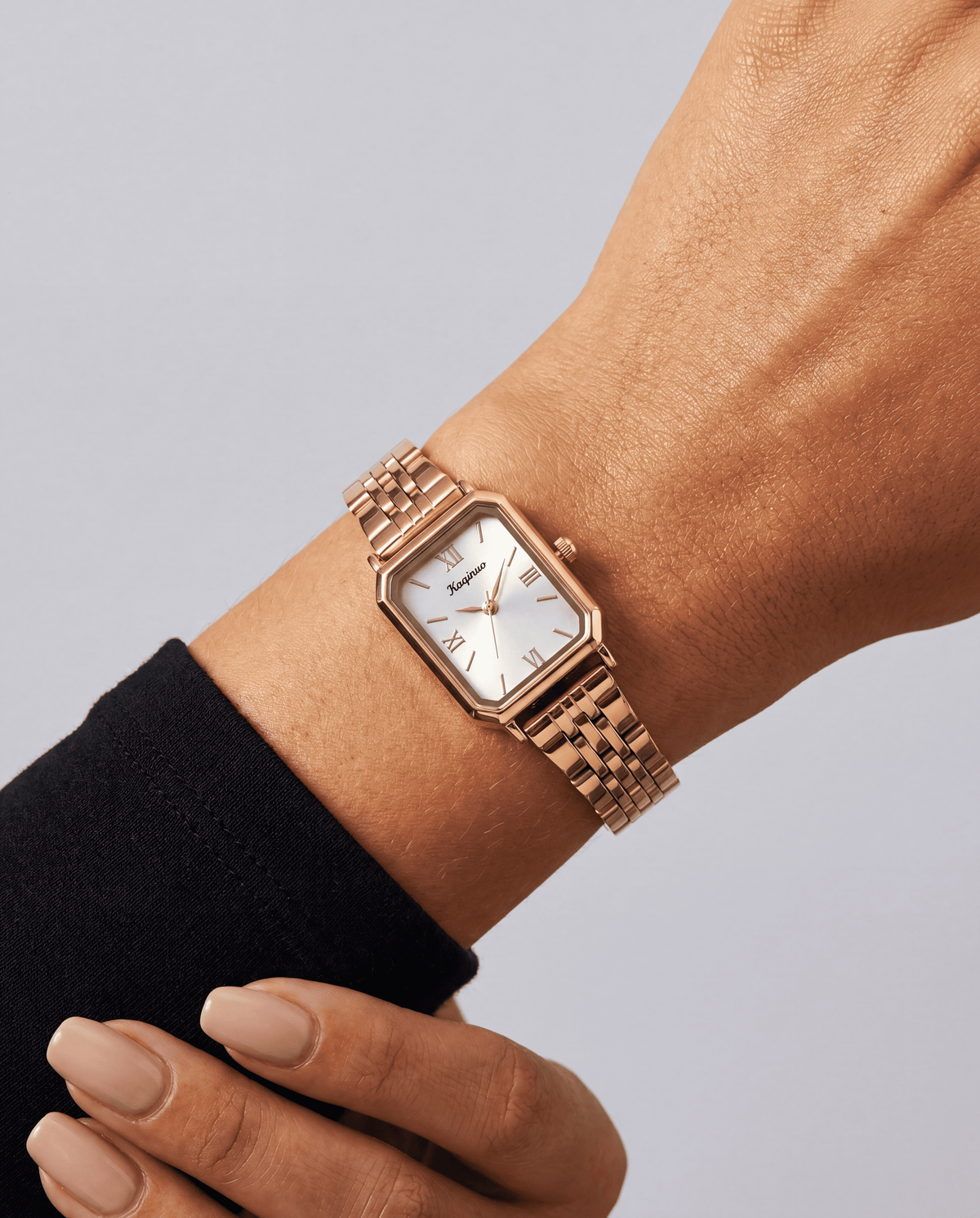 Women's Rectangular Stainless Steel Quartz Watch | 5 Styles