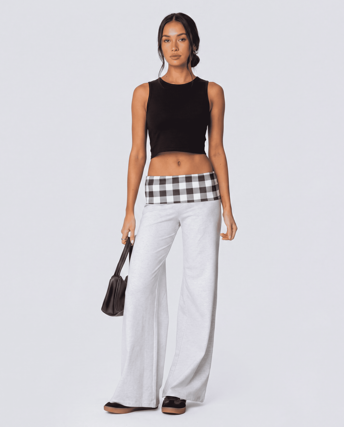 Women's Wide Leg Fold-Over Flare Sweatpants | S–XL | 15 Styles