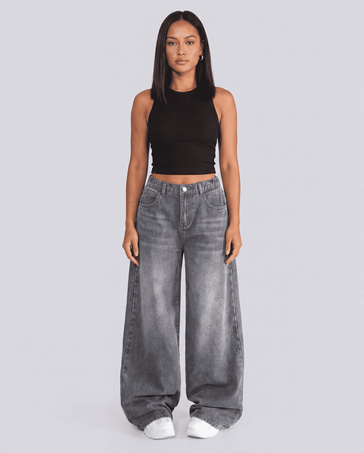 Women's American Baggy Washed Wide Leg Jeans | M–XXL | 6 Washes