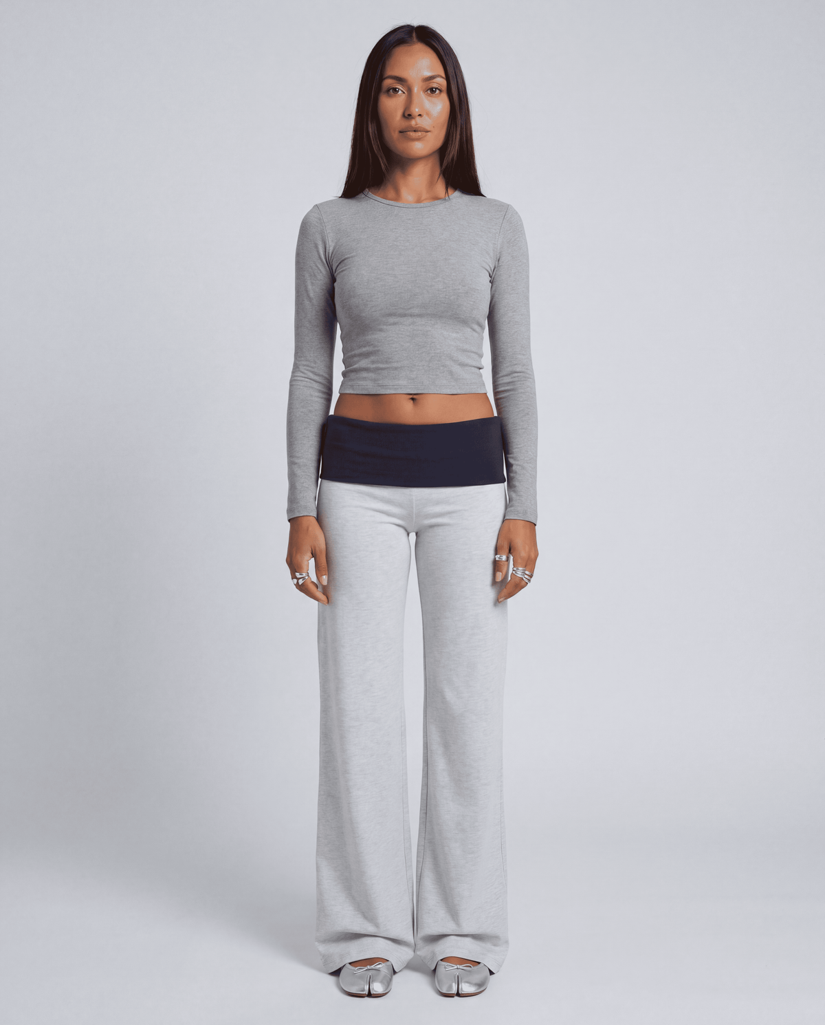 Women's Wide Leg Fold-Over Flare Sweatpants | S–XL | 15 Styles