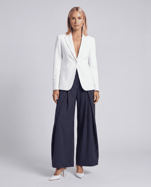 Navy Pinstripe