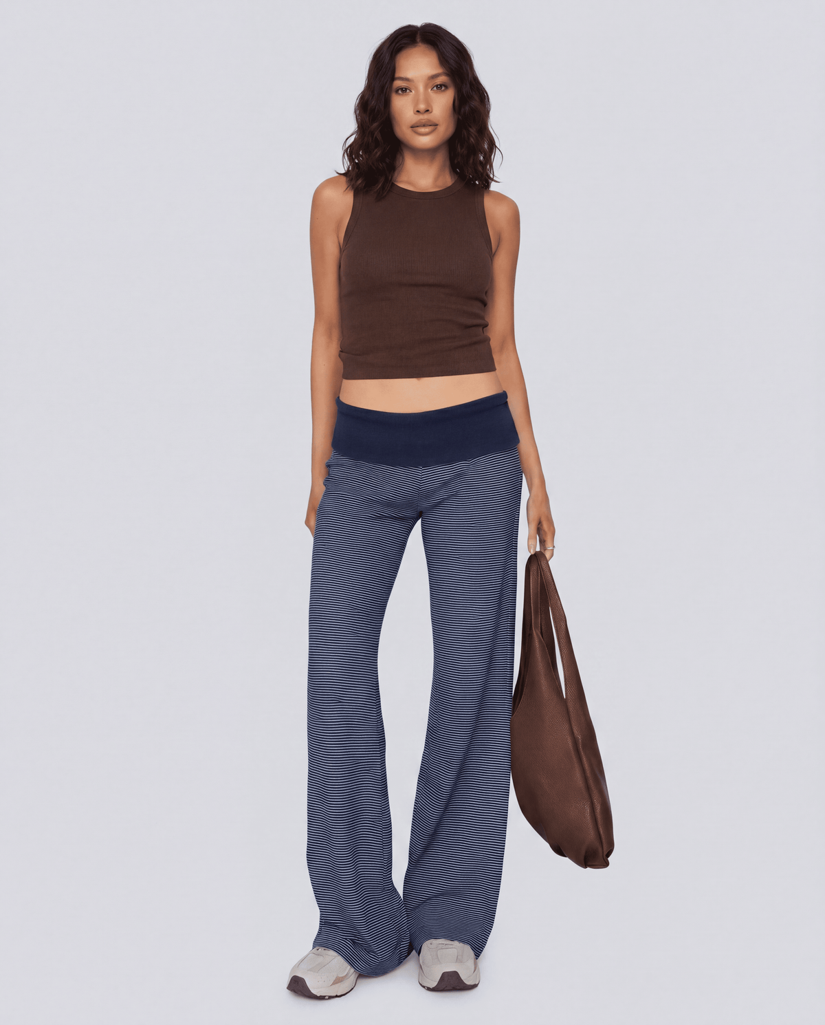 Women's Wide Leg Fold-Over Flare Sweatpants | S–XL | 15 Styles