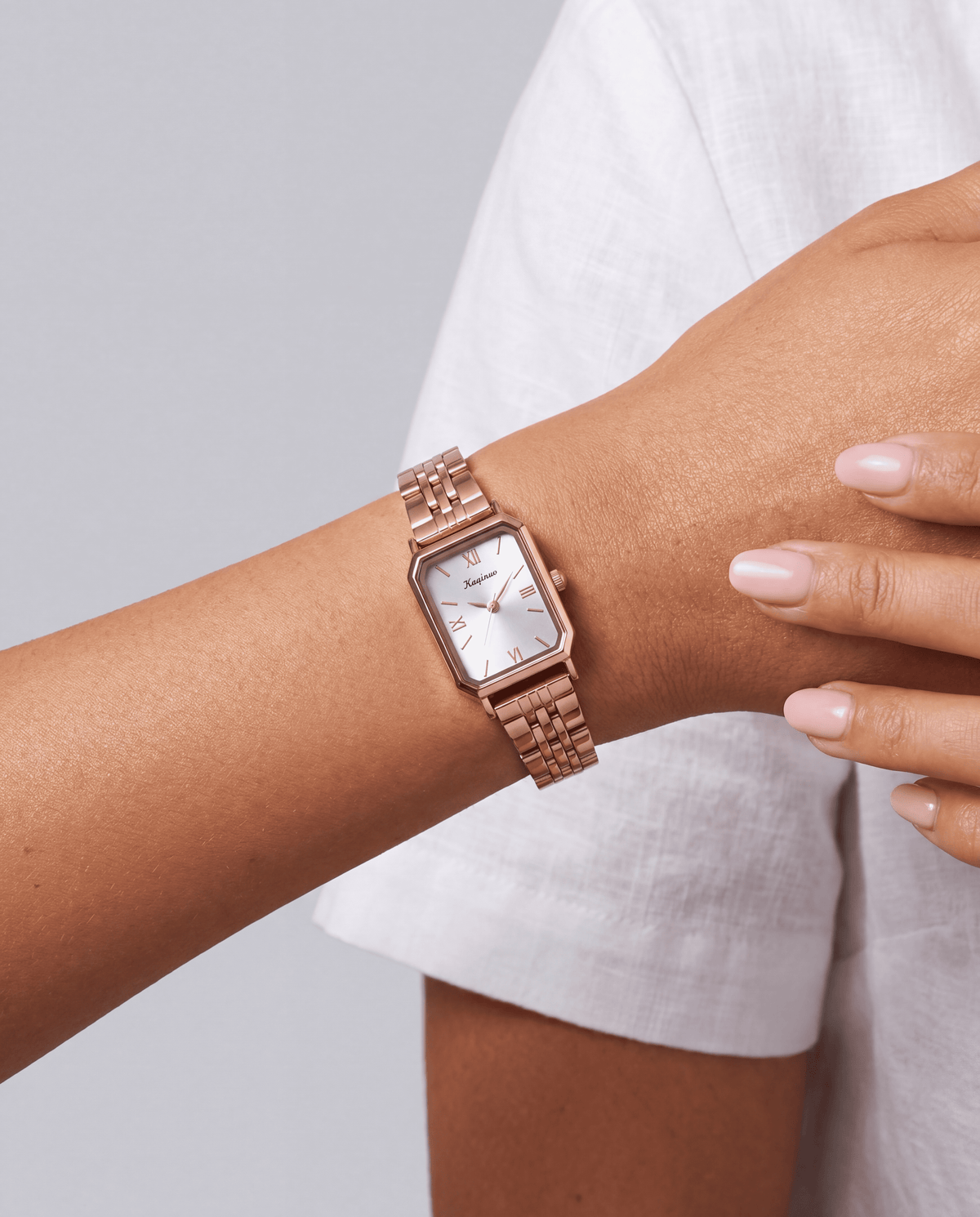 Women's Rectangular Stainless Steel Quartz Watch | 5 Styles