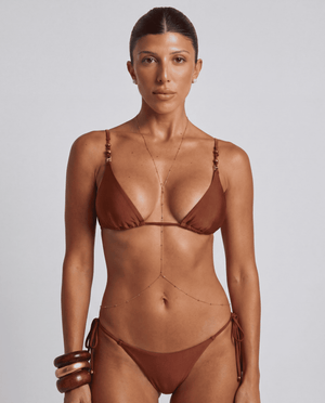 Rust Brown — Triangle Bikini Only