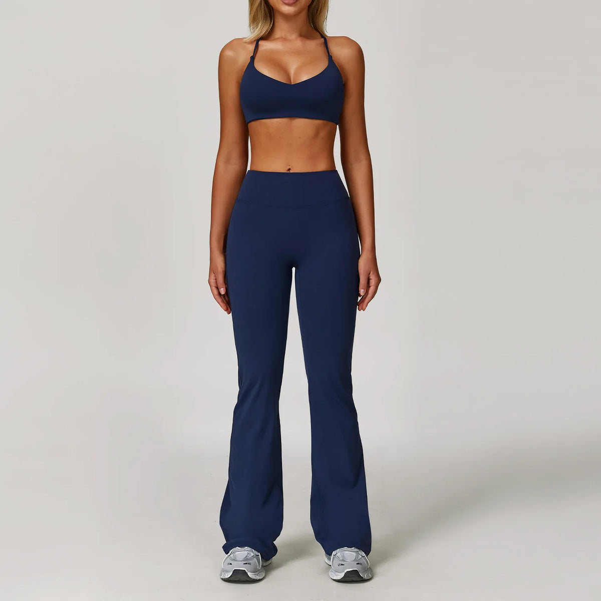 Badge Blue Women's Yoga Sports Set 2 or 3 Piece