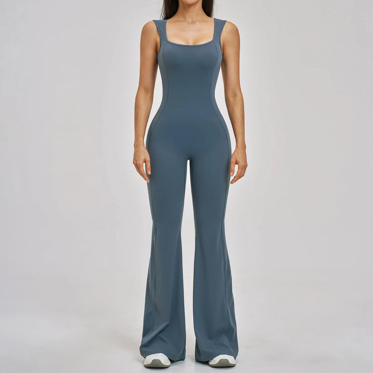 Sparrow Blue Women's Yoga Jumpsuit One-Piece Bodysuit