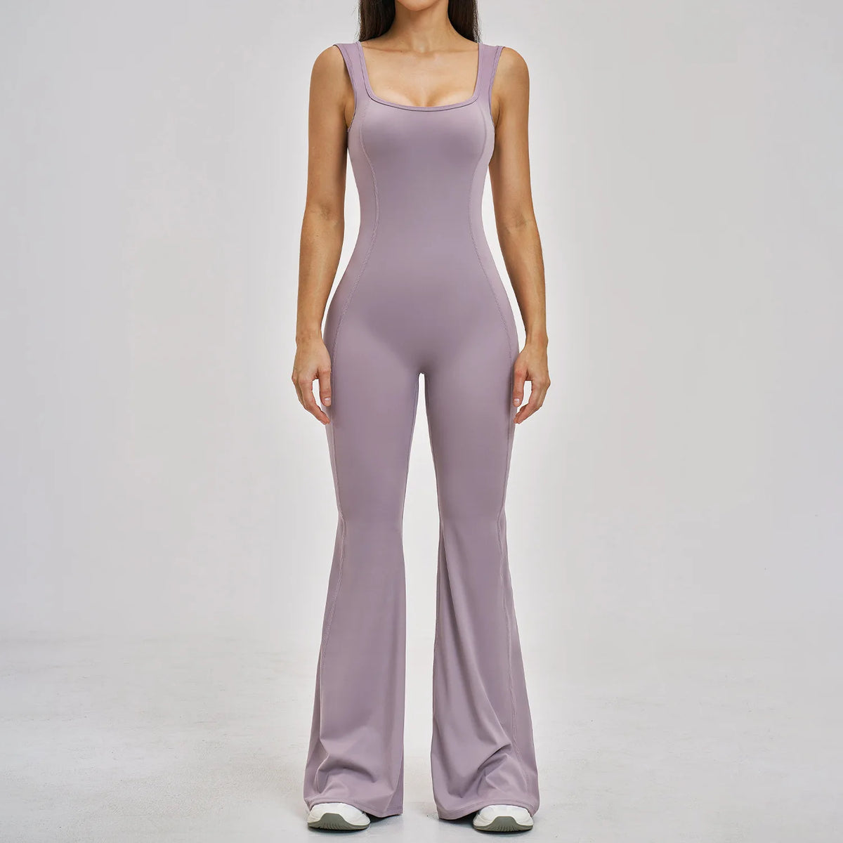Hyacinth Purple Women's Yoga Jumpsuit One-Piece Bodysuit