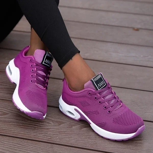 Purple Women's Chunky Platform Vulcanize Running Sneakers