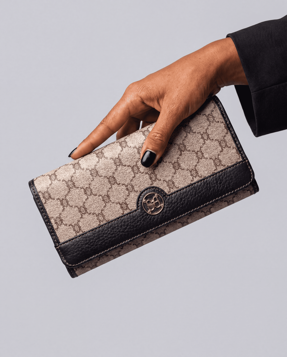 Women's Real Calfskin Leather Long Bifold Wallet | 4 Colours