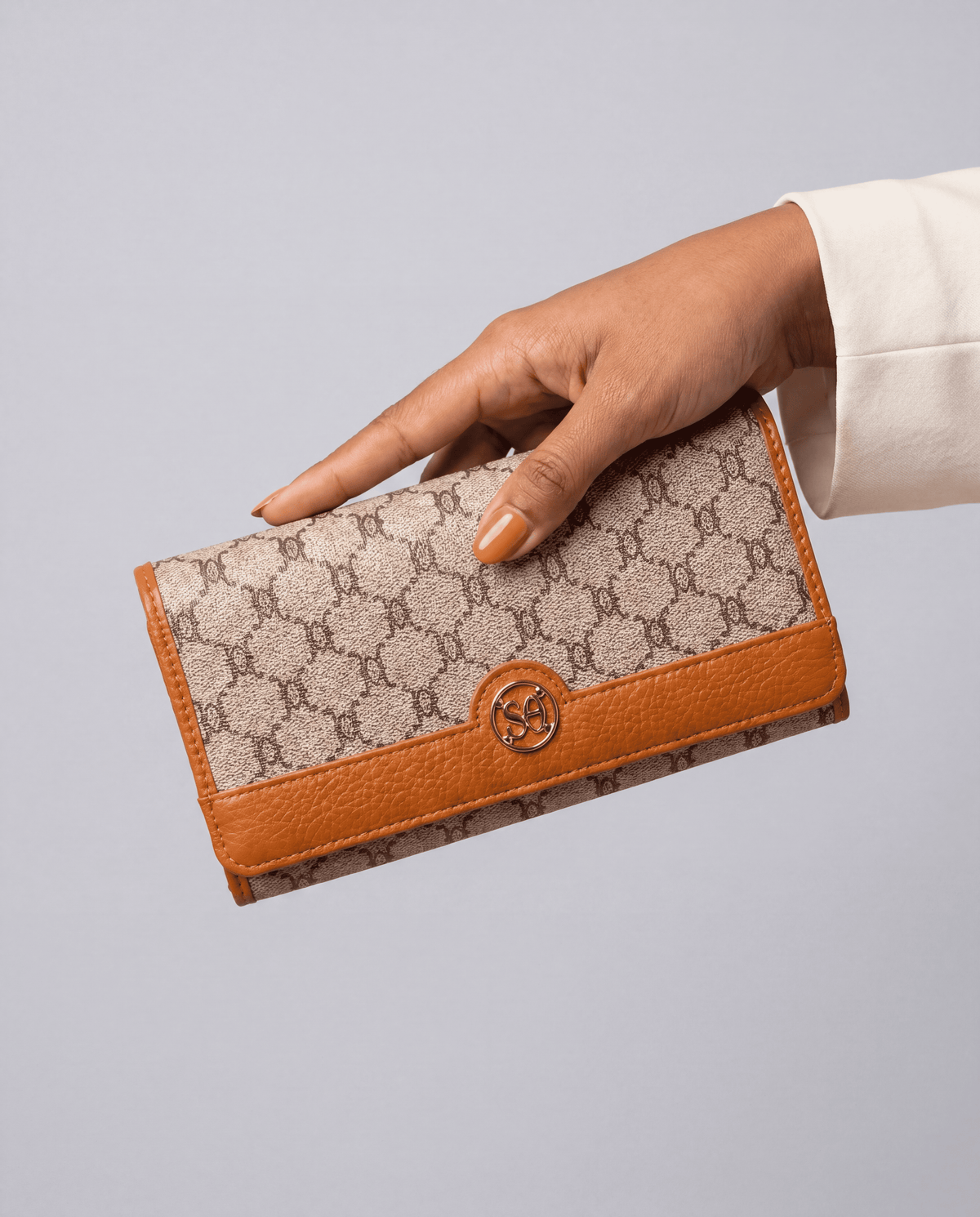 Women's Real Calfskin Leather Long Bifold Wallet | 4 Colours